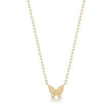 Load image into Gallery viewer, ROSAMEL | Lab Grown Diamond Accent Butterfly Necklace