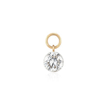 Load image into Gallery viewer, Round Lab Grown Diamond Earring Charm
