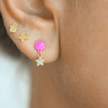 Load image into Gallery viewer, Star Lab Grown Diamonds Button Earring