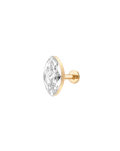 Load image into Gallery viewer, Marquise Lab Grown Diamond Flatback Stud