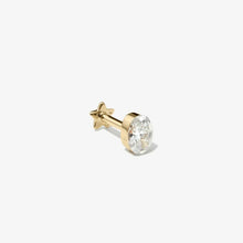 Load image into Gallery viewer, Luke oval diamond piercing