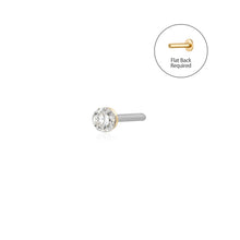Load image into Gallery viewer, Solitaire Lab Grown Diamond Threadless End