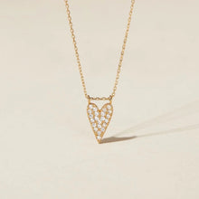 Load image into Gallery viewer, Brulee Crystal Heart Necklace