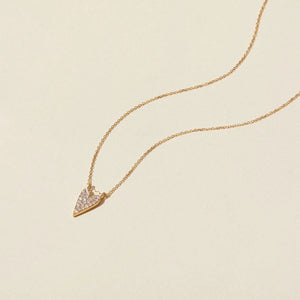Brulee Crystal Heart Necklace