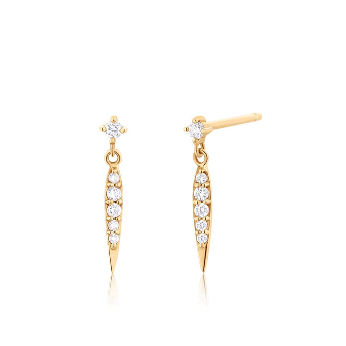 FLORENCE  |  Diamond Dagger Earrings