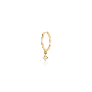 EZRA  |  Single Opal Hoop