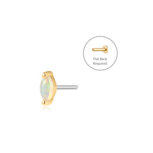 Load image into Gallery viewer, PETAL | Opal Piercing Top Earring