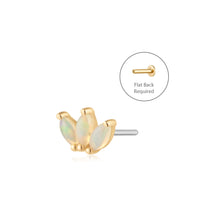 Load image into Gallery viewer, BLOOM | Triple Opal Piercing Top Earring