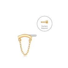 Load image into Gallery viewer, BOWERY | Draped Chain Piercing Top Earring