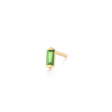 Load image into Gallery viewer, SAGE | Tsavorite Baguette Earring