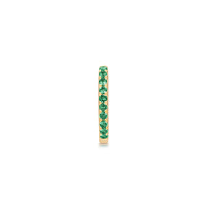 TWIGGY | Lab Grown Emerald Paperclip Huggie