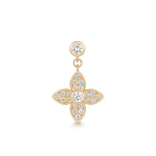 Load image into Gallery viewer, TEEGAN | Dangling Clover Lab Grown Diamond Single Stud Earring