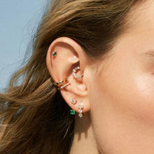 Load image into Gallery viewer, GIORGIA | Lab Grown Emerald &amp; Diamond Threadless End