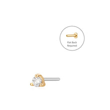 Load image into Gallery viewer, UNA  |  Single Diamond Mini Piercing Earring