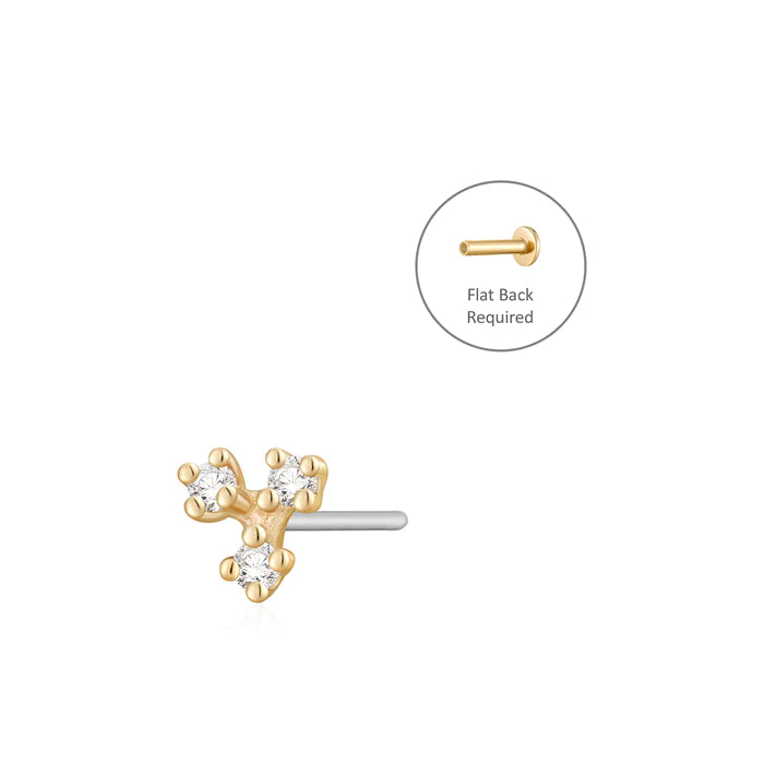 CLOVER  |  Diamond Single Piercing Earring