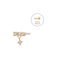 Load image into Gallery viewer, DIANA  |  Dangling Diamond Single Piercing Earring