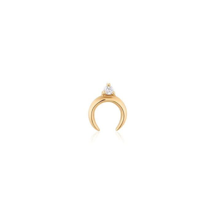 GLORIA  |  Diamond Arc Single Piercing Earring