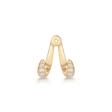 Load image into Gallery viewer, ASTORIA | Pear Lab Grown Diamond with Accents Threaded Flatback