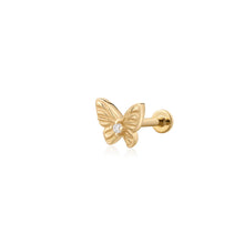 Load image into Gallery viewer, MARIPOSA | Lab Grown Diamond Accent Butterfly Threaded with Flatback