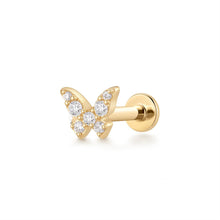 Load image into Gallery viewer, BELLATRIX | Lab Grown Diamond Butterfly Threaded Flatback
