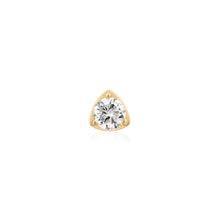 Load image into Gallery viewer, SERAPHINA | Lab Grown Solitaire Threaded with Flatback