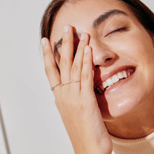 Load image into Gallery viewer, FROST  |  Curved Diamond Ring