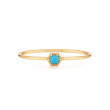 Load image into Gallery viewer, AMINA  |  Turquoise Solitaire Ring