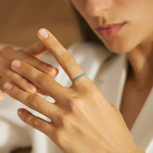 Load image into Gallery viewer, MARIA  |  Turquoise Stacking Ring