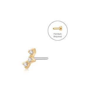 MILA | Lab-Grown Diamond Piercing Top Earring