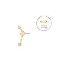 Load image into Gallery viewer, URSA| Opal and Lab-Grown Diamond Constellation Piercing Top Earring