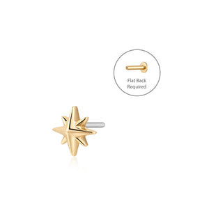 MEREDITH | Starburst Piercing Top Earring