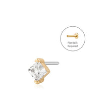 Load image into Gallery viewer, ANDI | Starburst White Sapphire Piercing Top Earring