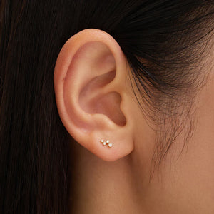 SALLY | Natural Diamond Small Wave Piercing Top