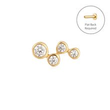 Load image into Gallery viewer, SALLY | Natural Diamond Small Wave Piercing Top