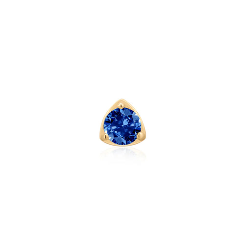 INDIGO | Lab Grown Sapphire Threadless Top Piercing