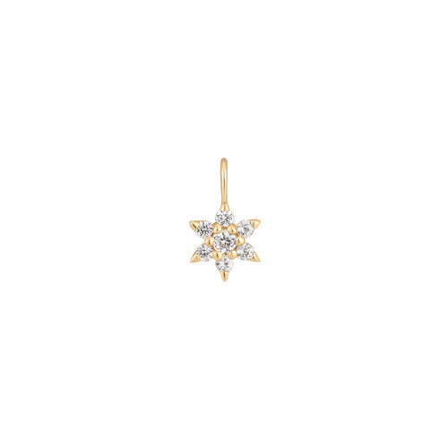 WISH | Six-sided White Sapphire Star Forever Bracelet Charm