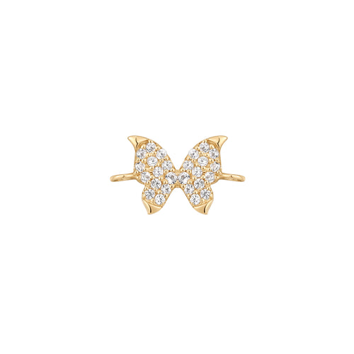 MONARCH | White Sapphire Butterfly Forever Bracelet Charm