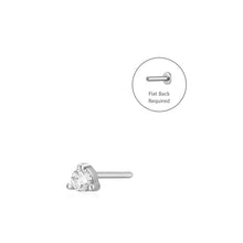 Load image into Gallery viewer, UNA  |  Single Diamond Mini Piercing Earring