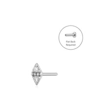 Load image into Gallery viewer, ADELE  |  Single Diamond Piercing Earring