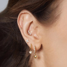Load image into Gallery viewer, BRIAR | Triple Marquise Lab Grown Diamond Threaded with Flatback