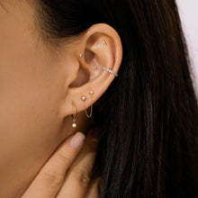 Load image into Gallery viewer, AMY | Single Diamond Piercing Earring