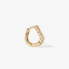 Load image into Gallery viewer, Alfred Diamond Mini Hoop Piercing Earring