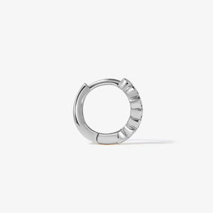 Alfred Diamond Mini Hoop Piercing Earring
