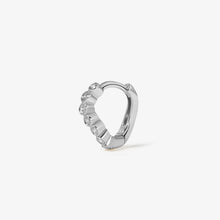 Load image into Gallery viewer, Alfred Diamond Mini Hoop Piercing Earring