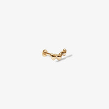 Load image into Gallery viewer, Allen Triple Micro Heart Piercing Earring
