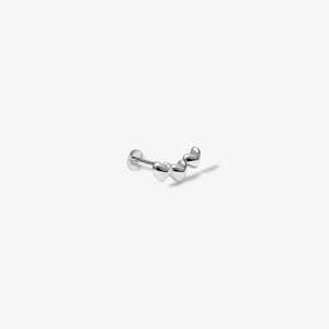 Allen Triple Micro Heart Piercing Earring