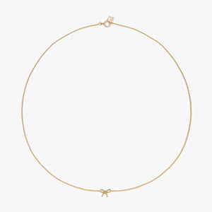 Atticus Micro Bow Necklace