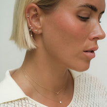 Load image into Gallery viewer, August drop pearl piercing