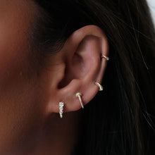 Load image into Gallery viewer, Bayle Diamond Nail Piercing Earring