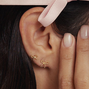 Miles Micro Bow Piercing Earring